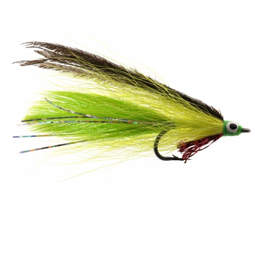 The Essential Fly Saltwater Deceiver Chartreuse Fishing Fly